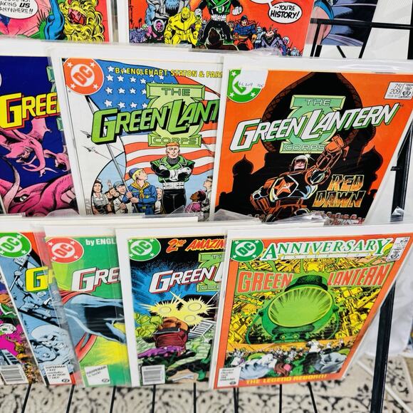 Green Lantern Corps 190 194 198 200 202-216 218-221 Lot John Stewart Guy Gardner - Picture 6 of 8